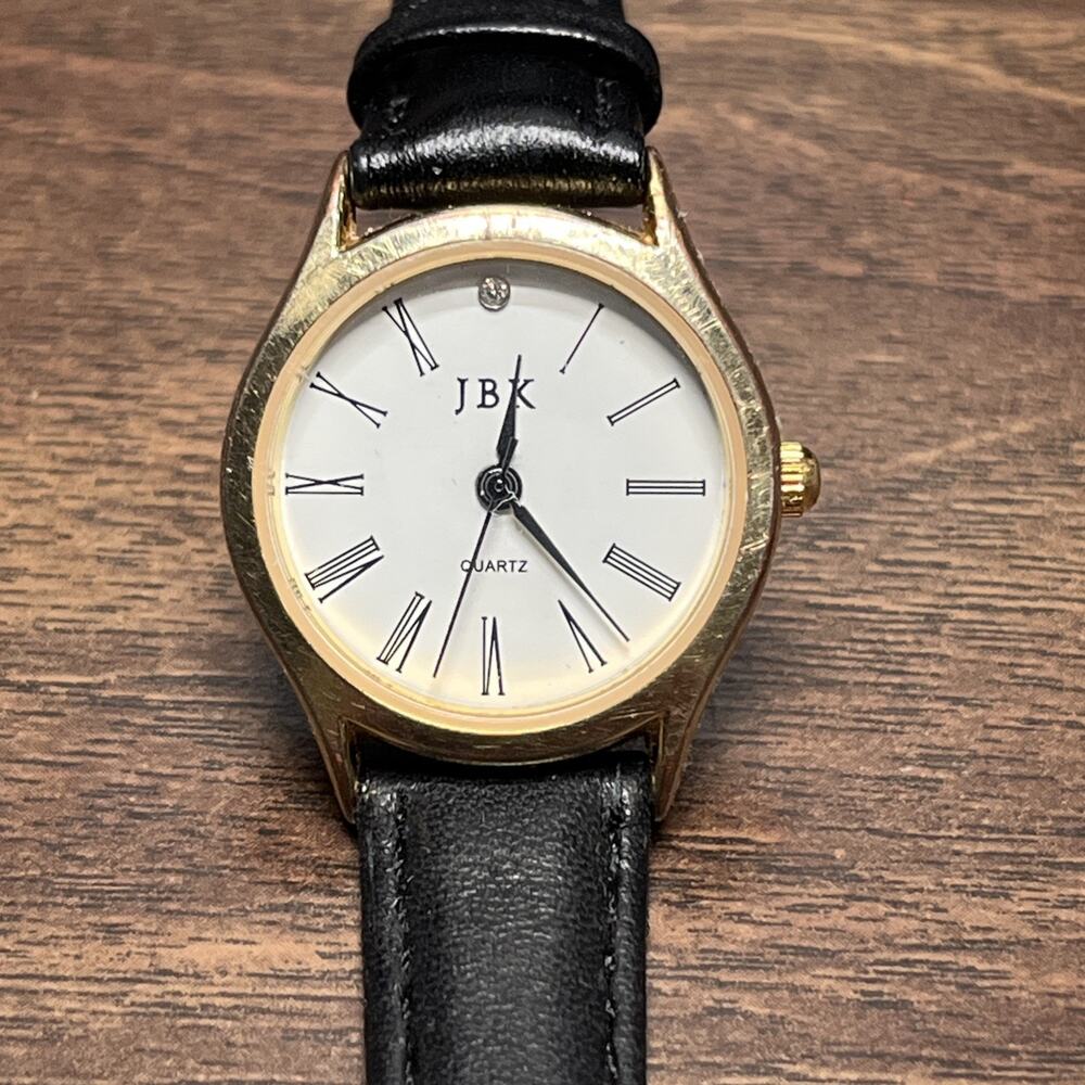 Camrose & Kross JBK Collection Japan Gold Tone Quartz Crystal Watch, G117877.